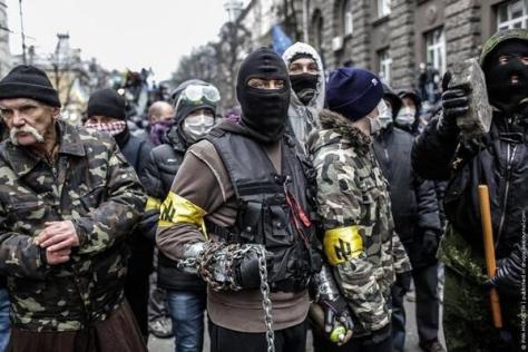 neo-nazi's bij de protesten in oekraine